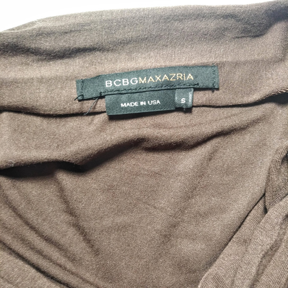 BCBG Sleeveless Ruching Wrap Long Maxi Dress $138 - Picture 4 of 5